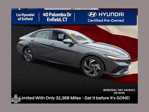 Amazon Gray 2024 Hyundai ELANTRA Limited