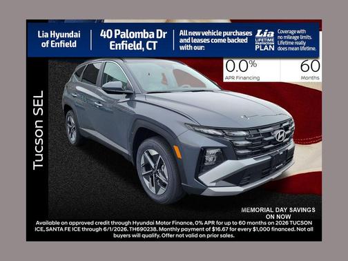 Ecotronic Gray 2026 Hyundai TUCSON SEL