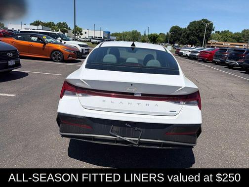 Serenity White 2025 Hyundai ELANTRA HEV Limited
