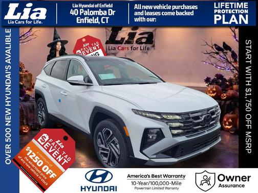 Creamy White Pearl 2026 Hyundai TUCSON Hybrid Limited
