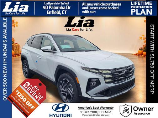 Creamy White Pearl 2026 Hyundai TUCSON Hybrid Limited