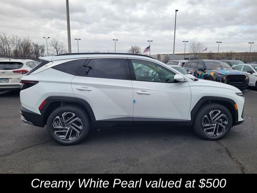 Creamy White Pearl 2026 Hyundai TUCSON Hybrid Limited