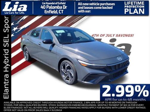 2025 Hyundai ELANTRA HEV Blue
