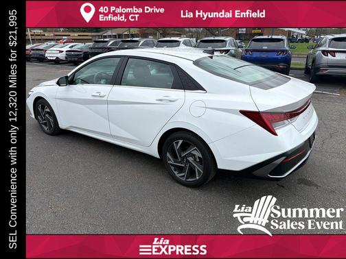 Serenity White 2025 Hyundai ELANTRA SEL