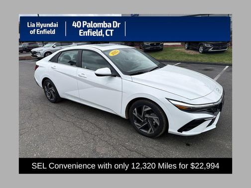 Serenity White 2025 Hyundai ELANTRA SEL