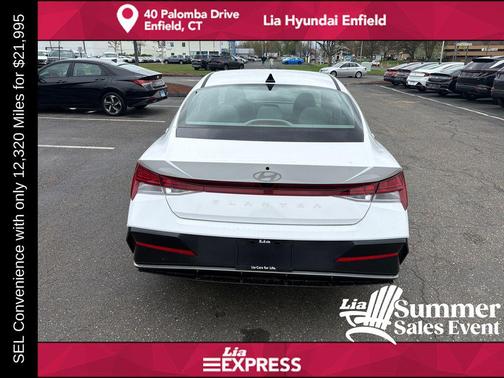 Serenity White 2025 Hyundai ELANTRA SEL