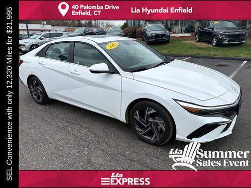 Serenity White 2025 Hyundai ELANTRA SEL