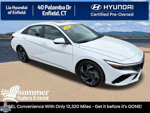 Serenity White 2025 Hyundai ELANTRA SEL