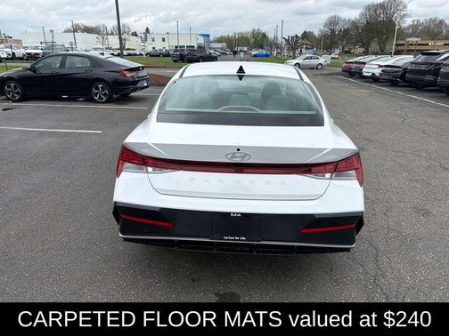 Serenity White 2025 Hyundai ELANTRA SEL