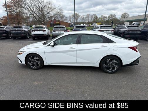 Serenity White 2025 Hyundai ELANTRA SEL