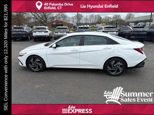 Serenity White 2025 Hyundai ELANTRA SEL