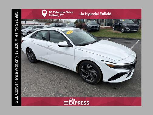 Serenity White 2025 Hyundai ELANTRA SEL