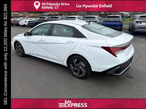 Serenity White 2025 Hyundai ELANTRA SEL