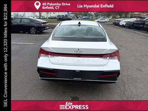 Serenity White 2025 Hyundai ELANTRA SEL