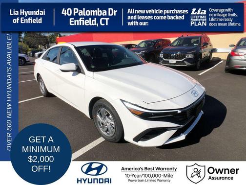 Serenity White 2026 Hyundai ELANTRA SE