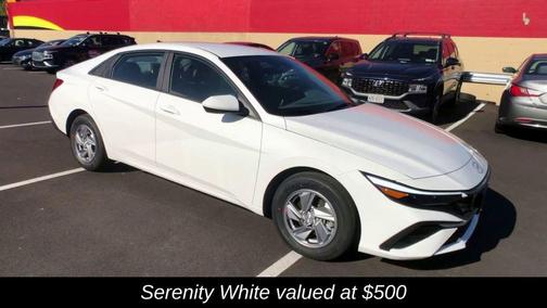 Serenity White 2026 Hyundai ELANTRA SE