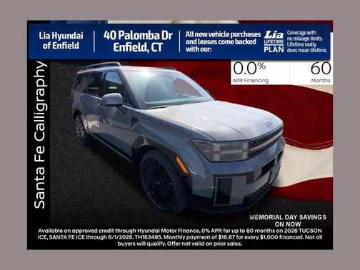 Hampton Gray 2026 Hyundai SANTA FE Calligraphy