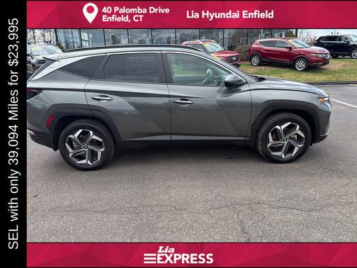 Amazon Gray 2023 Hyundai TUCSON SEL