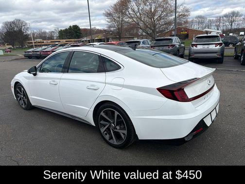 Serenity White 2023 Hyundai SONATA SEL Plus