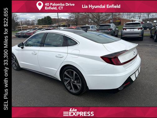 Serenity White 2023 Hyundai SONATA SEL Plus