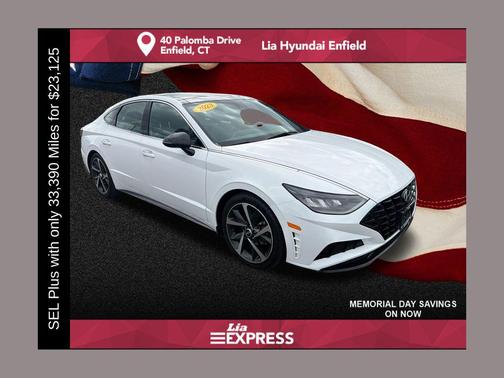 Serenity White 2023 Hyundai SONATA SEL Plus