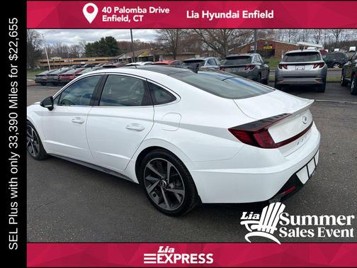 Serenity White 2023 Hyundai SONATA SEL Plus