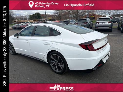 Serenity White 2023 Hyundai SONATA SEL Plus