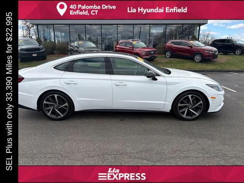 Serenity White 2023 Hyundai SONATA SEL Plus