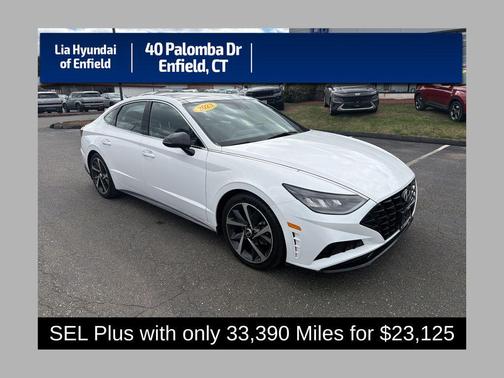 Serenity White 2023 Hyundai SONATA SEL Plus