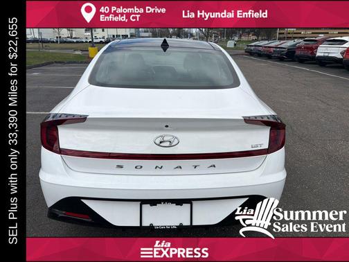 Serenity White 2023 Hyundai SONATA SEL Plus