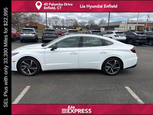Serenity White 2023 Hyundai SONATA SEL Plus