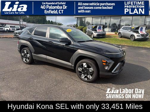 Abyss Black Pearl 2025 Hyundai KONA SEL