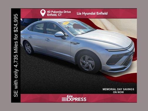 Aero Silver 2025 Hyundai SONATA SE