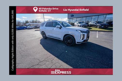 Hyper White 2025 Hyundai PALISADE Calligraphy Night Edition
