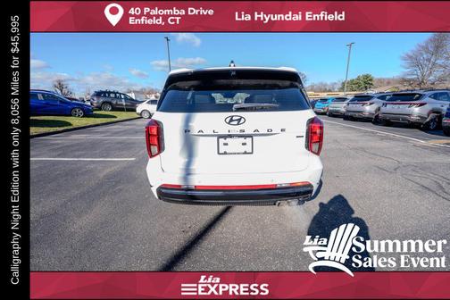 Hyper White 2025 Hyundai PALISADE Calligraphy Night Edition