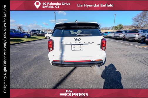 Hyper White 2025 Hyundai PALISADE Calligraphy Night Edition