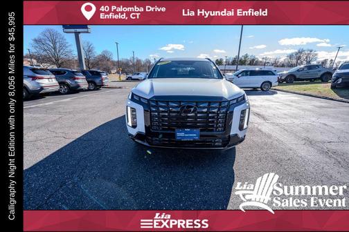 Hyper White 2025 Hyundai PALISADE Calligraphy Night Edition