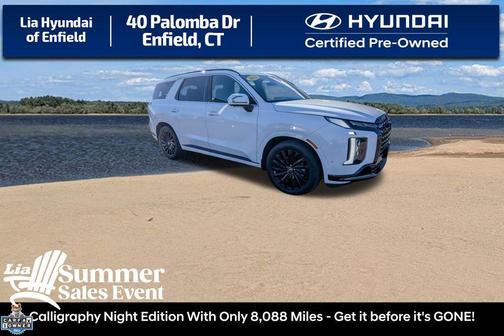 Hyper White 2025 Hyundai PALISADE Calligraphy Night Edition