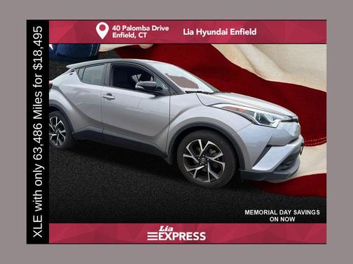 Silver Knockout Metallic w/Black Roof 2019 Toyota C-HR XLE
