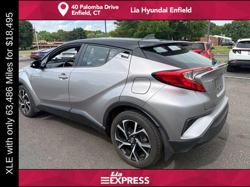 Silver Knockout Metallic w/Black Roof 2019 Toyota C-HR XLE