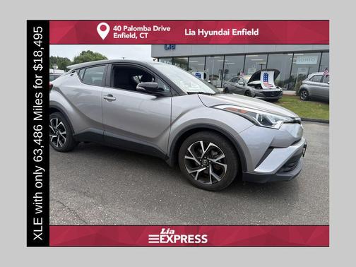 Silver Knockout Metallic w/Black Roof 2019 Toyota C-HR XLE
