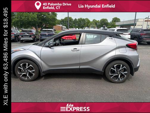 Silver Knockout Metallic w/Black Roof 2019 Toyota C-HR XLE