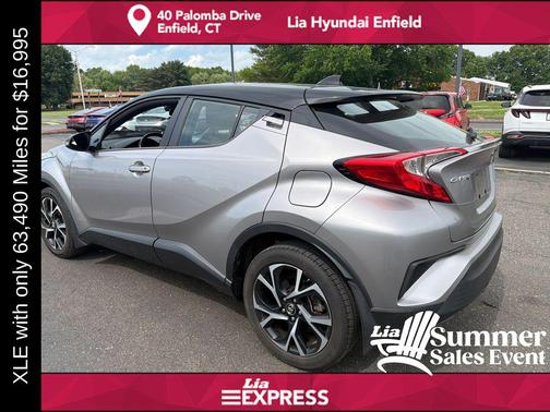 Silver Knockout Metallic w/Black Roof 2019 Toyota C-HR XLE