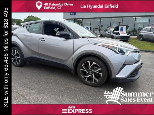Silver Knockout Metallic w/Black Roof 2019 Toyota C-HR XLE