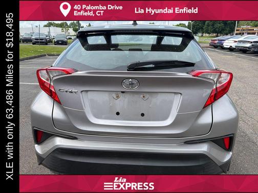 Silver Knockout Metallic w/Black Roof 2019 Toyota C-HR XLE