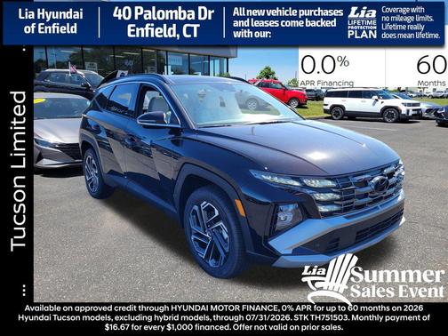 Phantom Black 2026 Hyundai TUCSON Limited