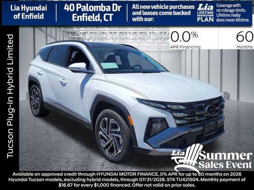 Creamy White Pearl 2026 Hyundai TUCSON Plug-In Hybrid Limited
