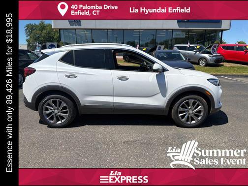 White Frost Tricoat 2022 Buick Encore GX Essence