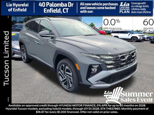 Hampton Gray 2026 Hyundai TUCSON Limited