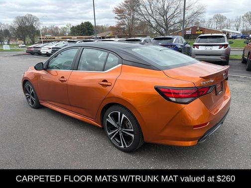 Monarch Orange Metallic/Super Black 2022 Nissan Sentra SR